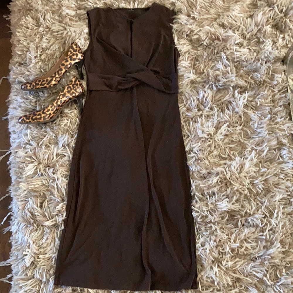 Moda Internacional Brown cocktail dress. Size S